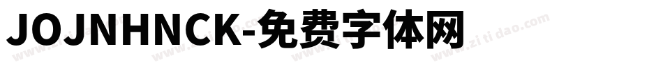 JOJNHNCK字体转换