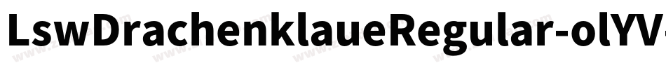 LswDrachenklaueRegular-olYV字体转换