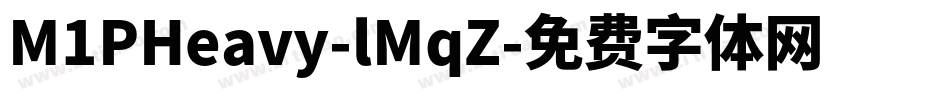 M1PHeavy-lMqZ字体转换