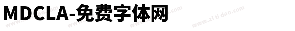 MDCLA字体转换