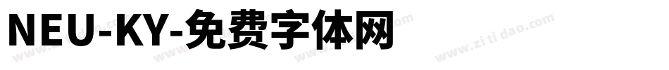 NEU-KY字体转换