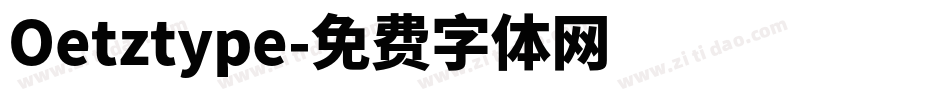 Oetztype字体转换