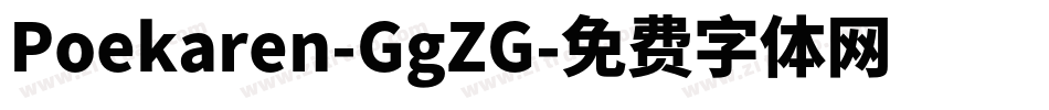 Poekaren-GgZG字体转换