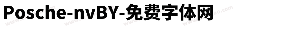 Posche-nvBY字体转换