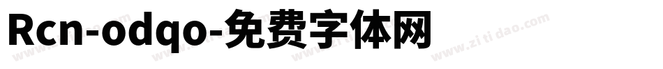 Rcn-odqo字体转换