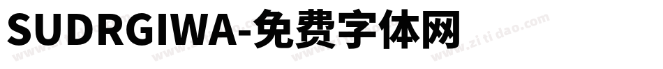 SUDRGIWA字体转换