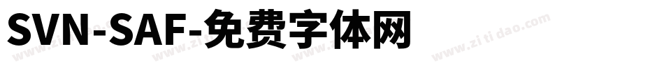SVN-SAF字体转换