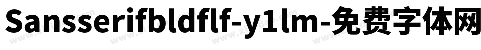 Sansserifbldflf-y1lm字体转换
