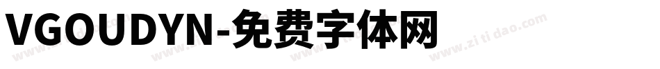 VGOUDYN字体转换