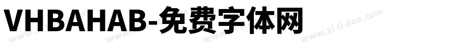 VHBAHAB字体转换