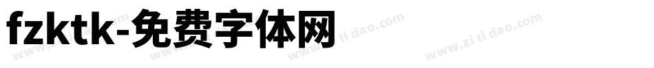 fzktk字体转换