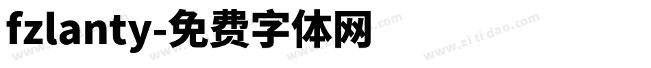 fzlanty字体转换
