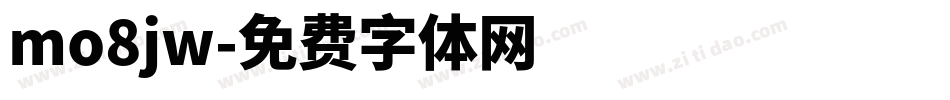 mo8jw字体转换