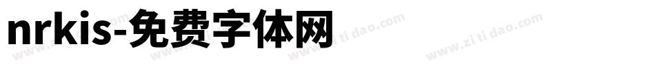nrkis字体转换