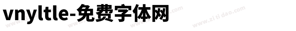 vnyltle字体转换