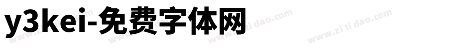 y3kei字体转换