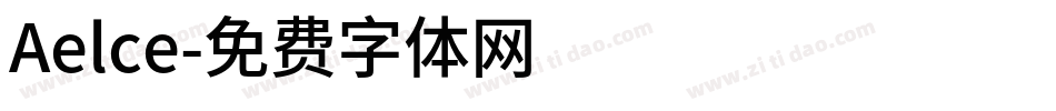 Aelce字体转换