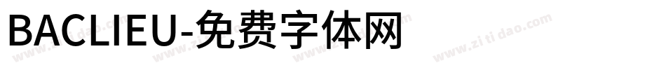 BACLIEU字体转换