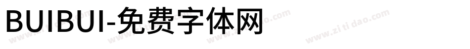 BUIBUI字体转换