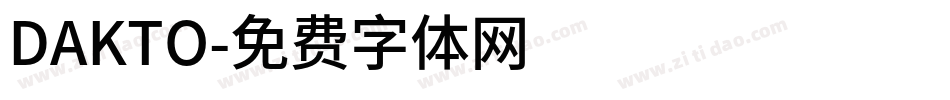 DAKTO字体转换