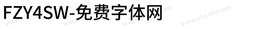 FZY4SW字体转换