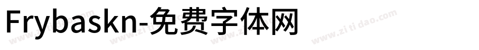 Frybaskn字体转换