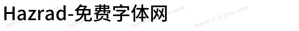 Hazrad字体转换