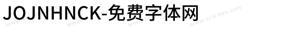 JOJNHNCK字体转换