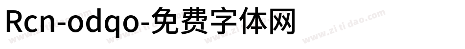 Rcn-odqo字体转换