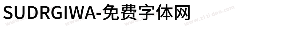 SUDRGIWA字体转换