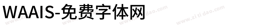 WAAIS字体转换