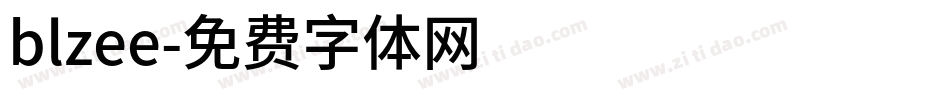 blzee字体转换