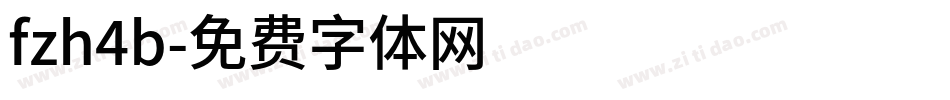 fzh4b字体转换