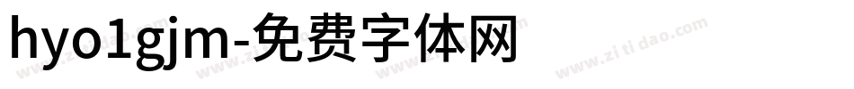 hyo1gjm字体转换