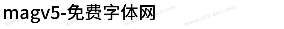 magv5字体转换