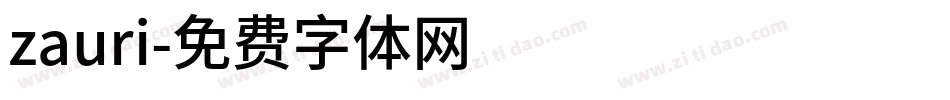 zauri字体转换