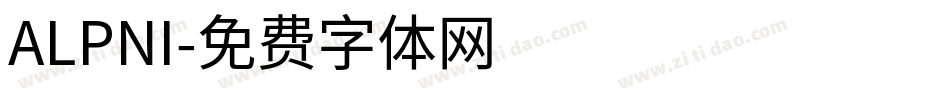 ALPNI字体转换
