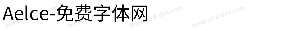 Aelce字体转换