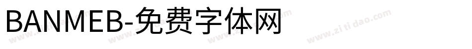 BANMEB字体转换