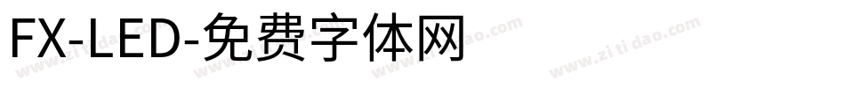 FX-LED字体转换