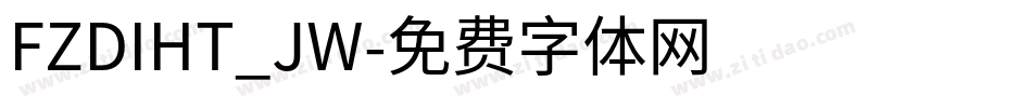FZDIHT_JW字体转换