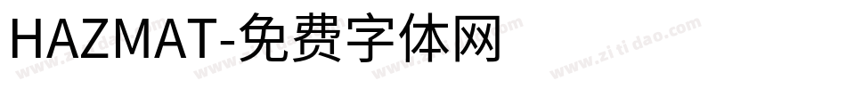 HAZMAT字体转换