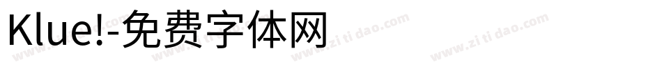 Klue!字体转换