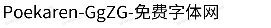 Poekaren-GgZG字体转换