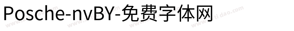 Posche-nvBY字体转换