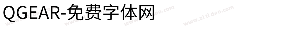 QGEAR字体转换