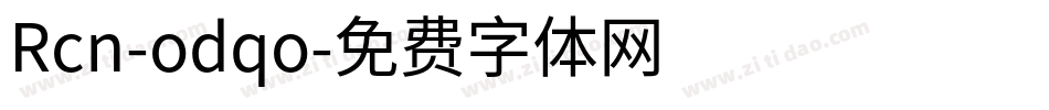 Rcn-odqo字体转换
