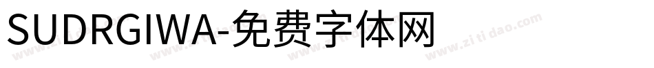 SUDRGIWA字体转换