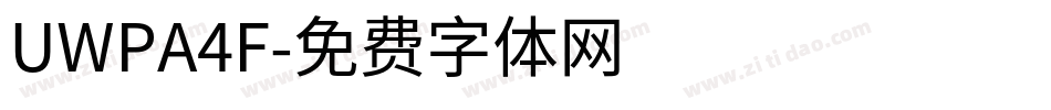 UWPA4F字体转换