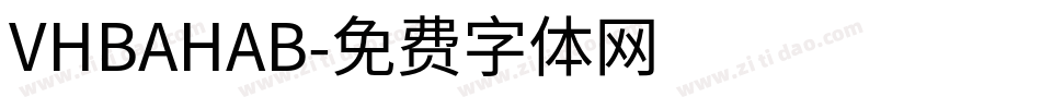 VHBAHAB字体转换